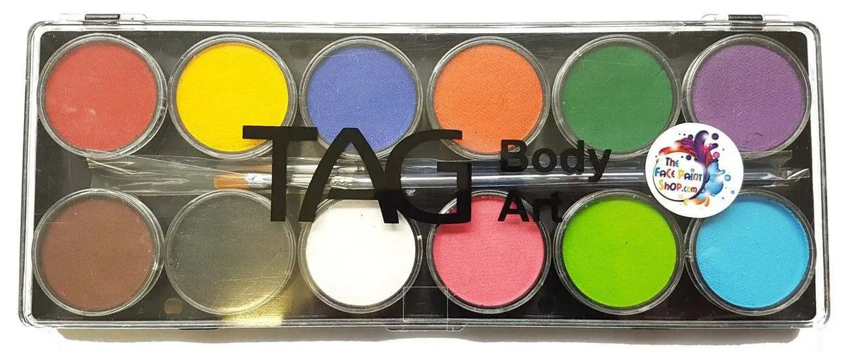  TAG Face and Body Paint - Regular Palette 12 x 32g